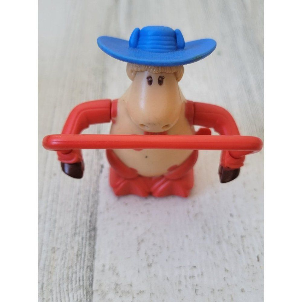 2005 jump rope cow toy figure‎